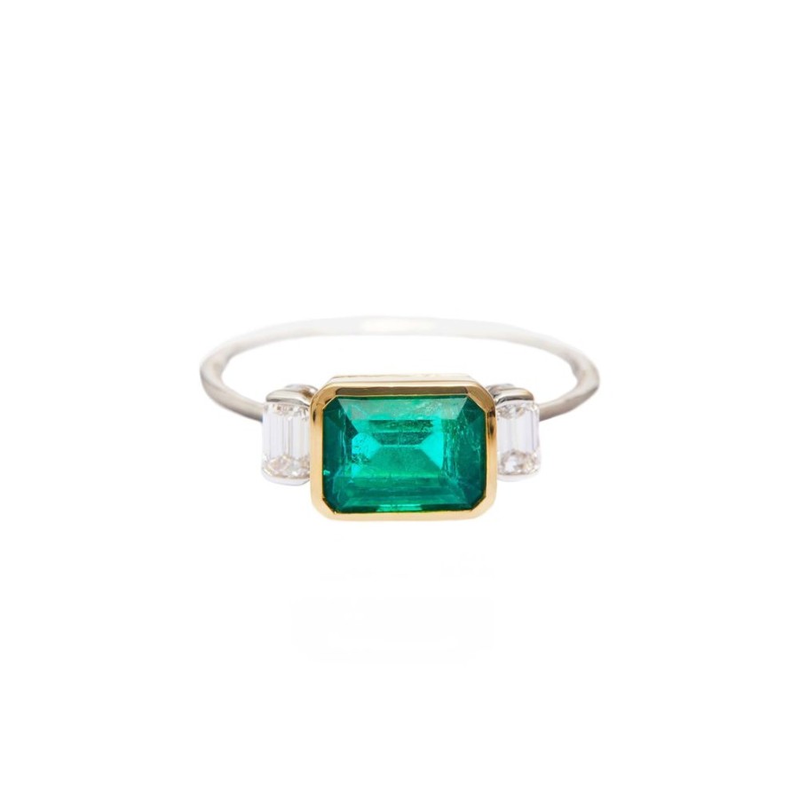 Jewelry YI Collection | Emerald & Diamond Forever Ring