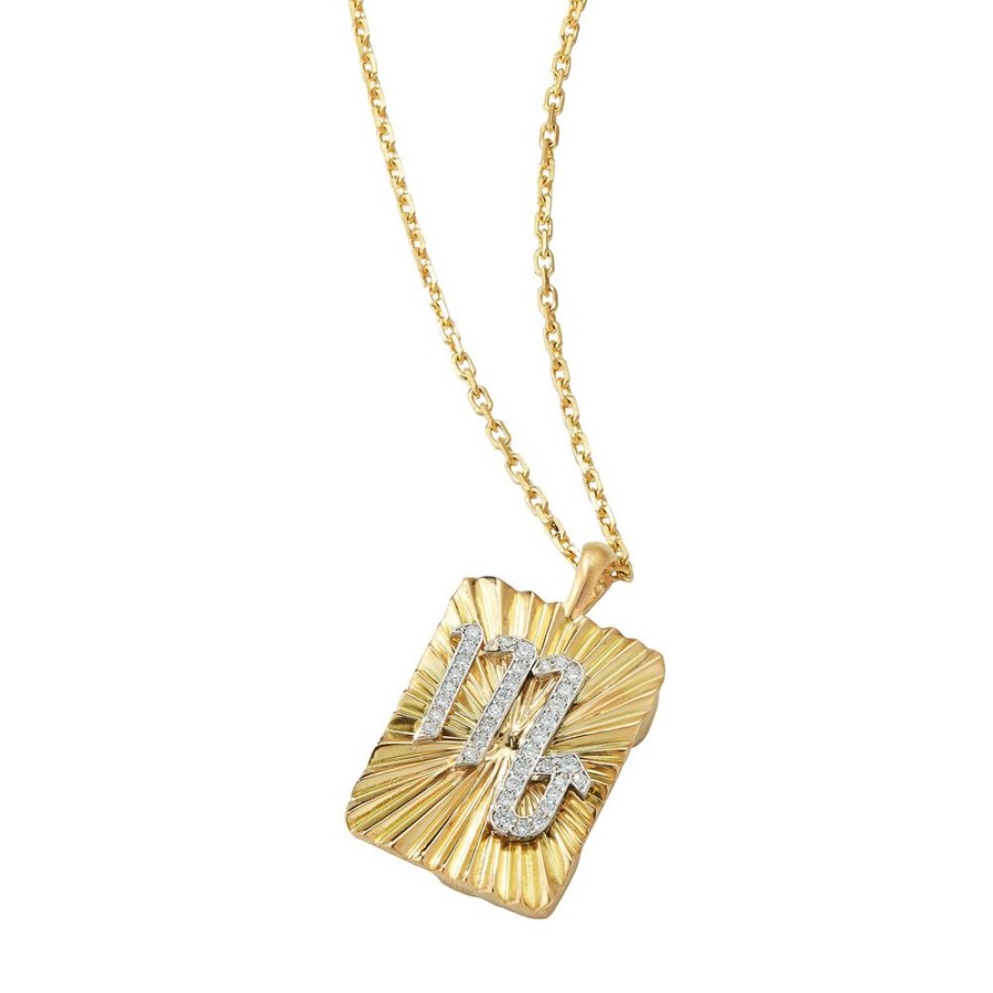 Jewelry David Webb | Zodiac Scorpio Pendant Necklace - Diamond