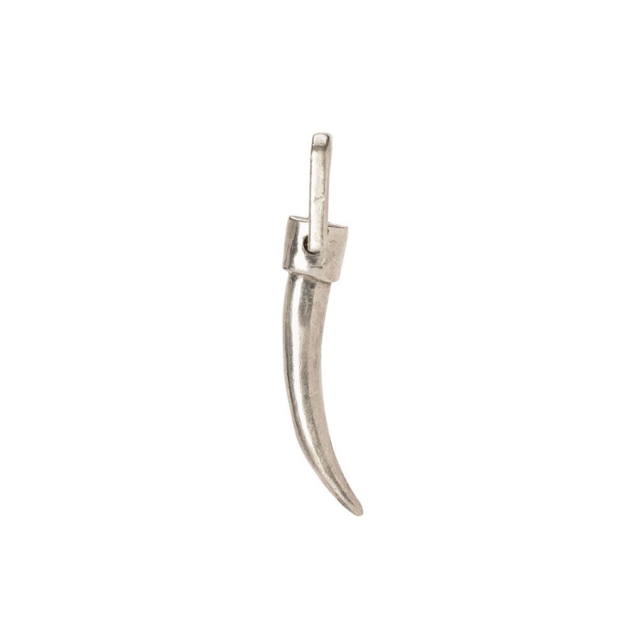 Jewelry James Colarusso | Large Horn Pendant - Silver