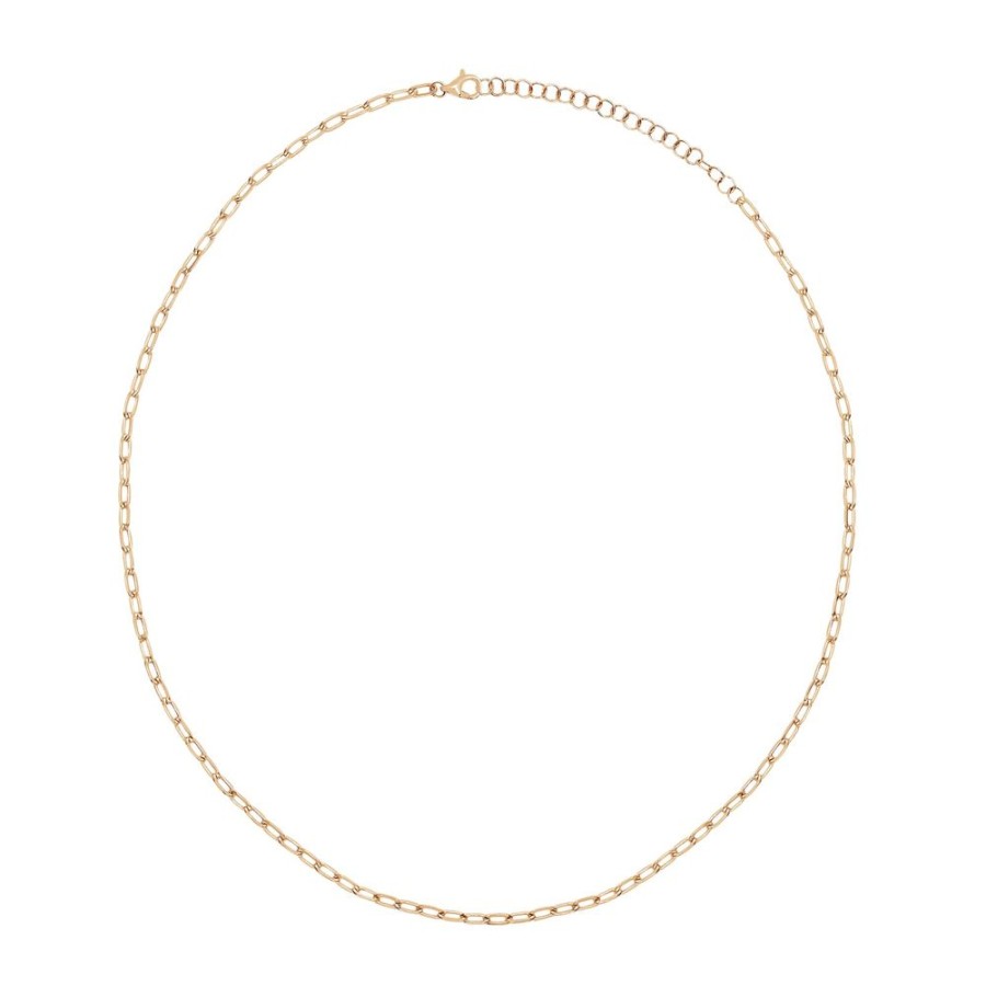 Jewelry EF Collection | Mini Link Necklace - Rose Gold