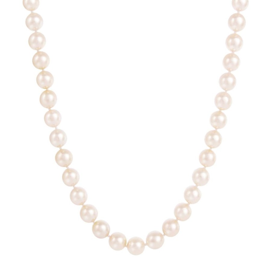 Jewelry Storrow | 8.5Mm Japanese Akoya Pearl Howie Necklace - 22"