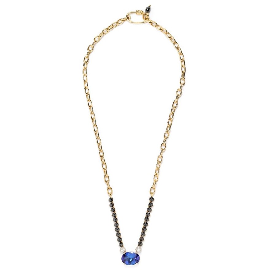 Jewelry Ara Vartanian | Tanzanite River Chain Necklace