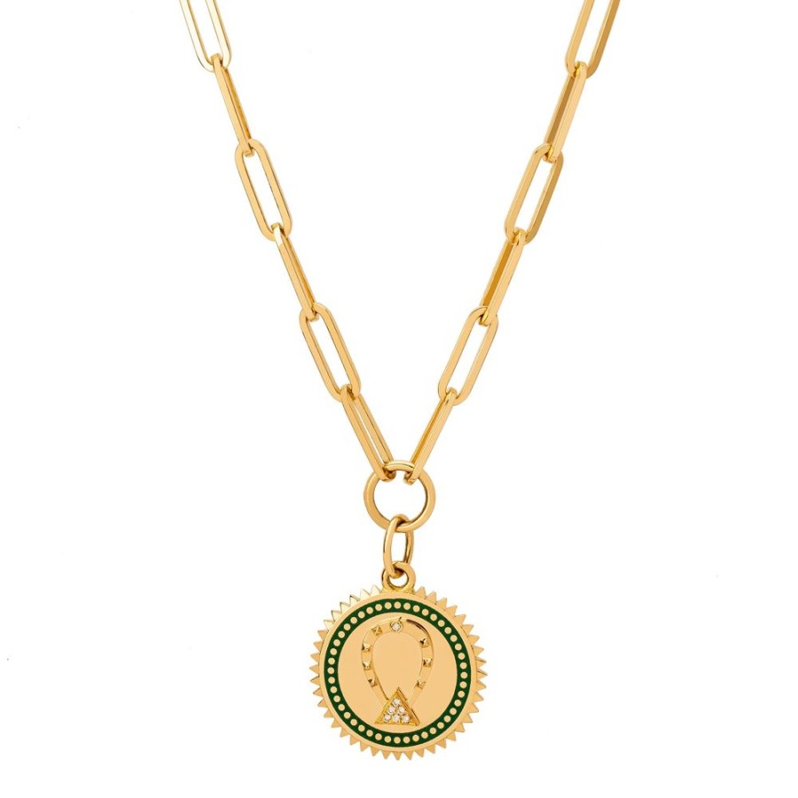 Jewelry Foundrae | Classic Fob Necklace - Horseshoe