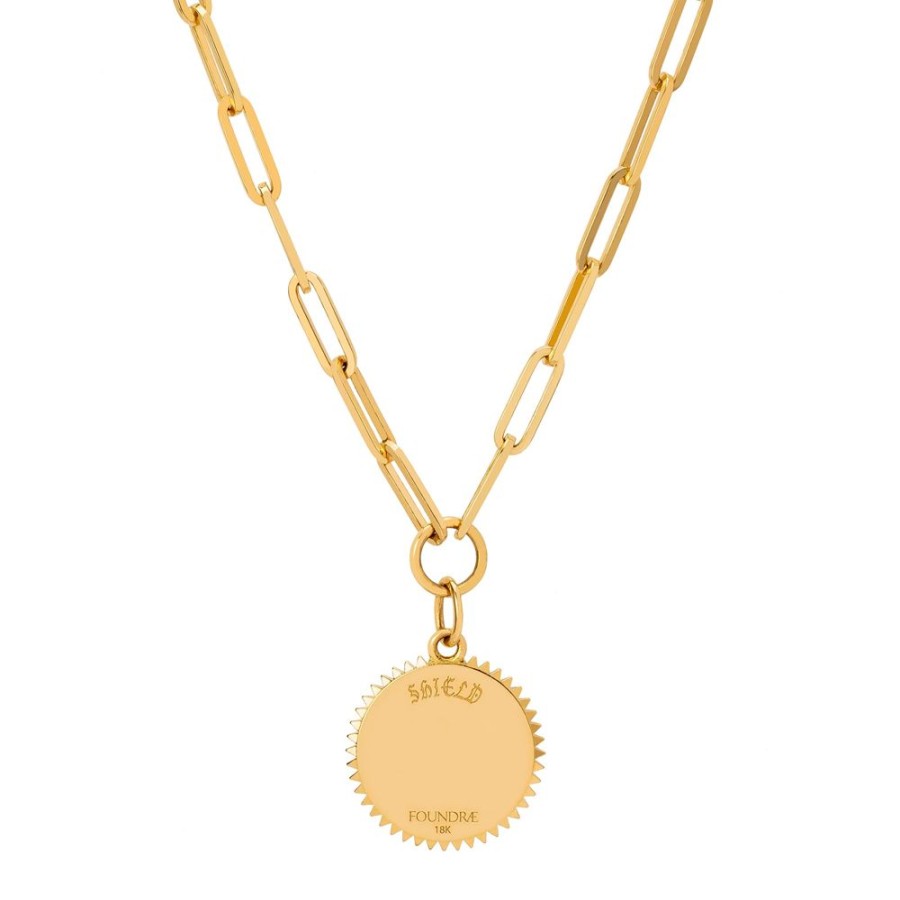 Jewelry Foundrae | Classic Fob Necklace - Horseshoe