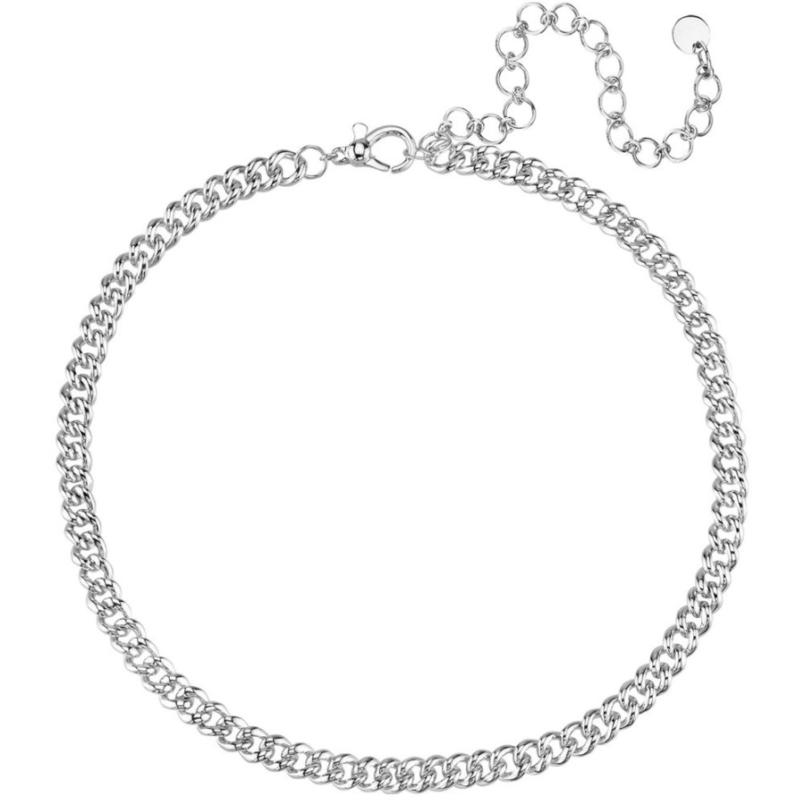 Jewelry SHAY | Solid Link Chain - White Gold