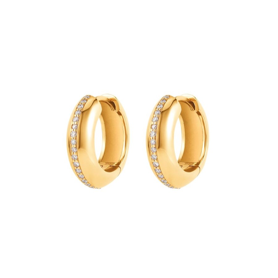 Jewelry Carbon & Hyde | Bubble Huggies - Yellow Gold