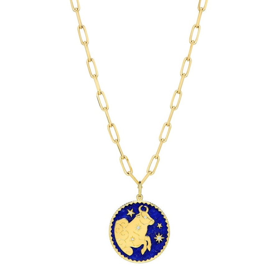 Jewelry Sauer | Zodiac Pendant Necklace - Taurus