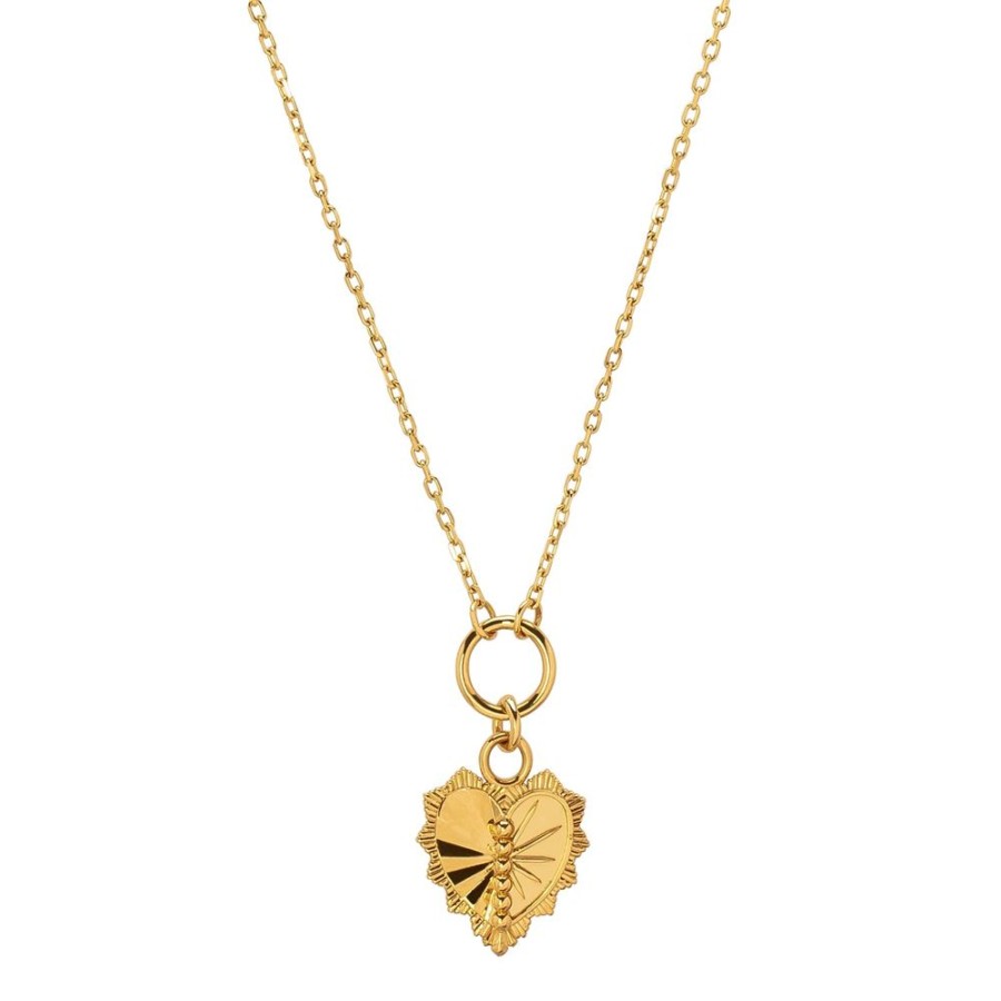 Jewelry Foundrae | Love Token Gold Necklace - 18"