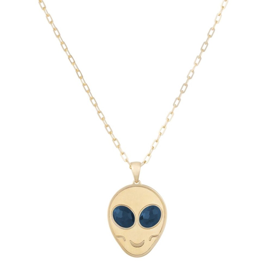 Jewelry DARKAI | Alien Necklace - Neptune & Yellow Gold