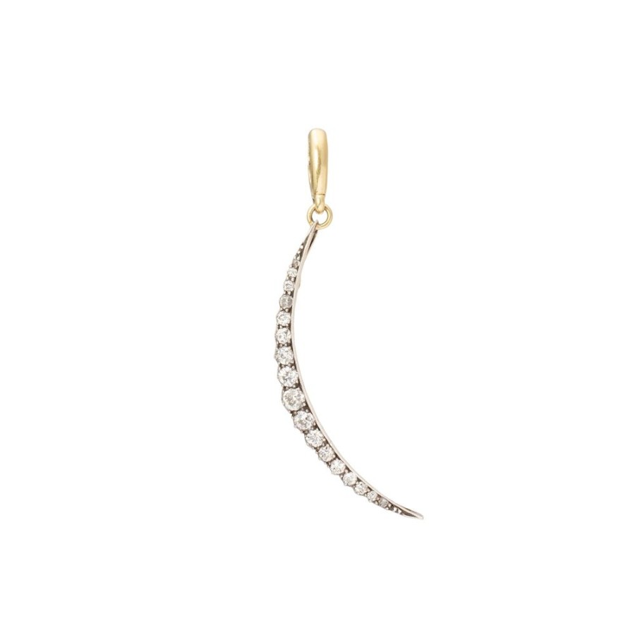 Jewelry Jenna Blake | Diamond Crescent Charm