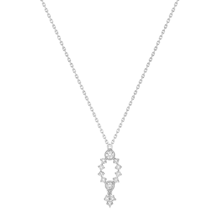 Jewelry Stone Paris | Monroe Necklace - White Gold