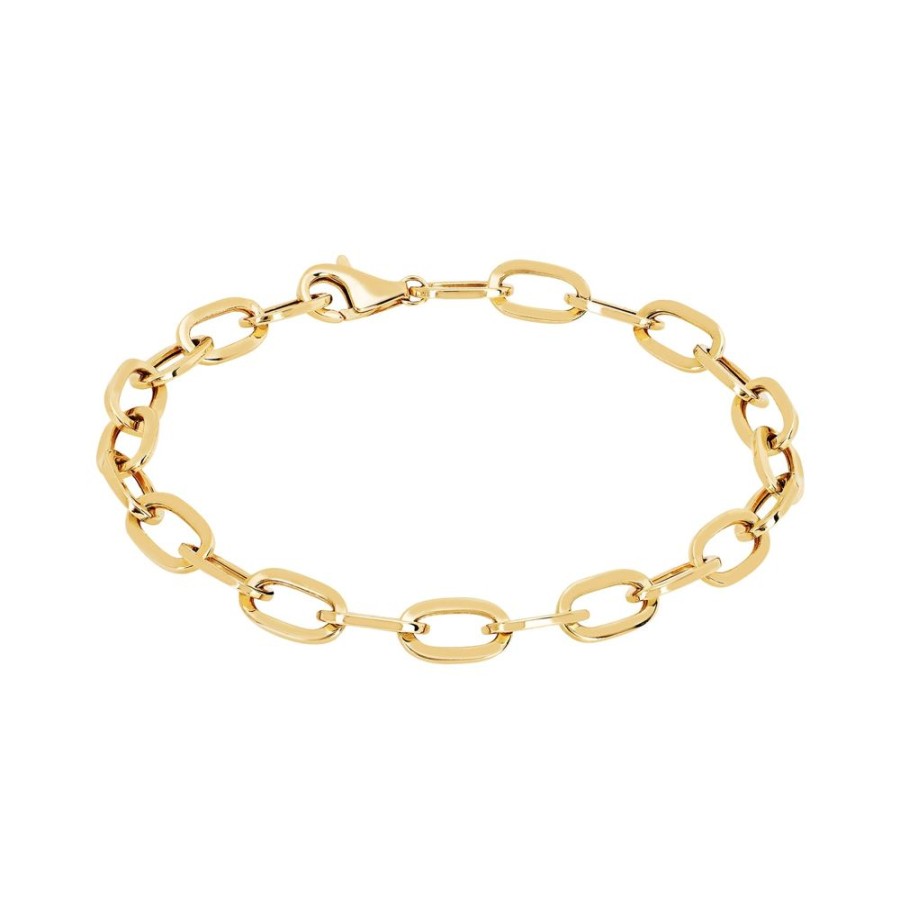 Jewelry EF Collection | Jumbo Link Bracelet - Yellow Gold