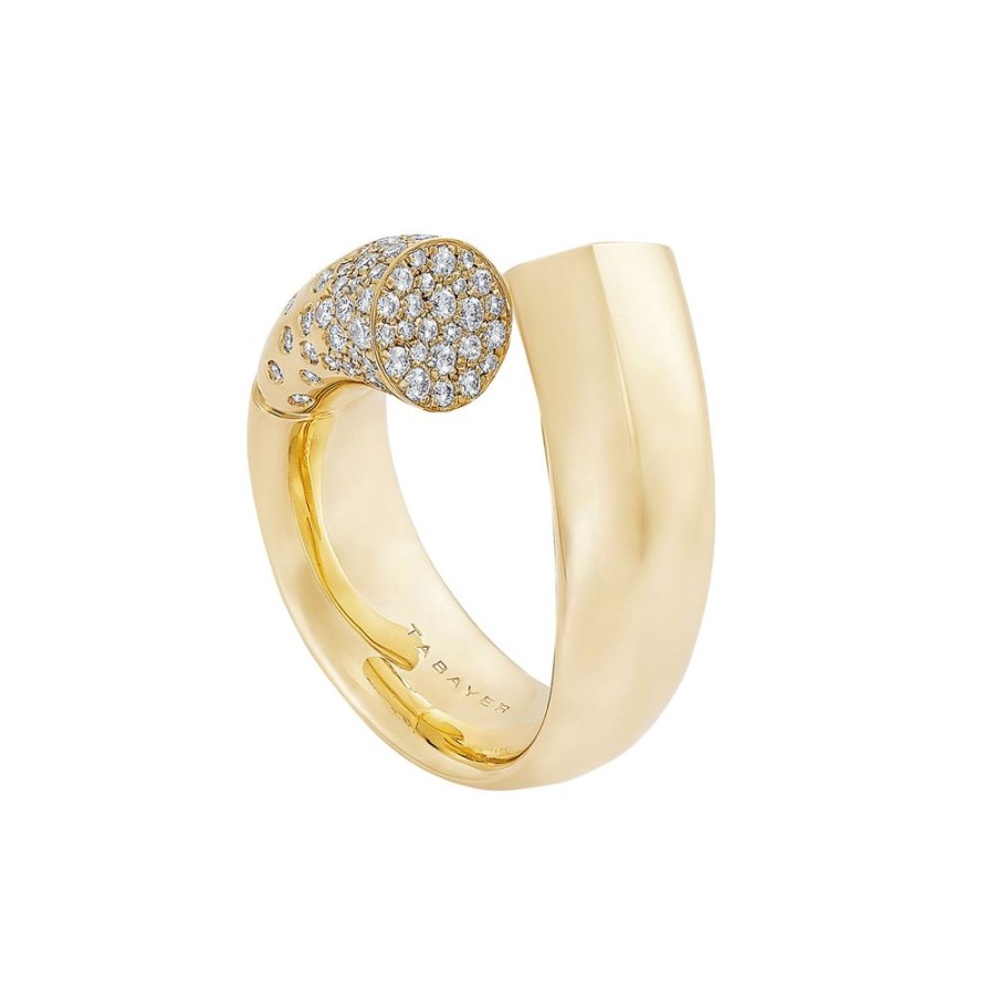 Jewelry Tabayer | Large Diamond Oera Ring