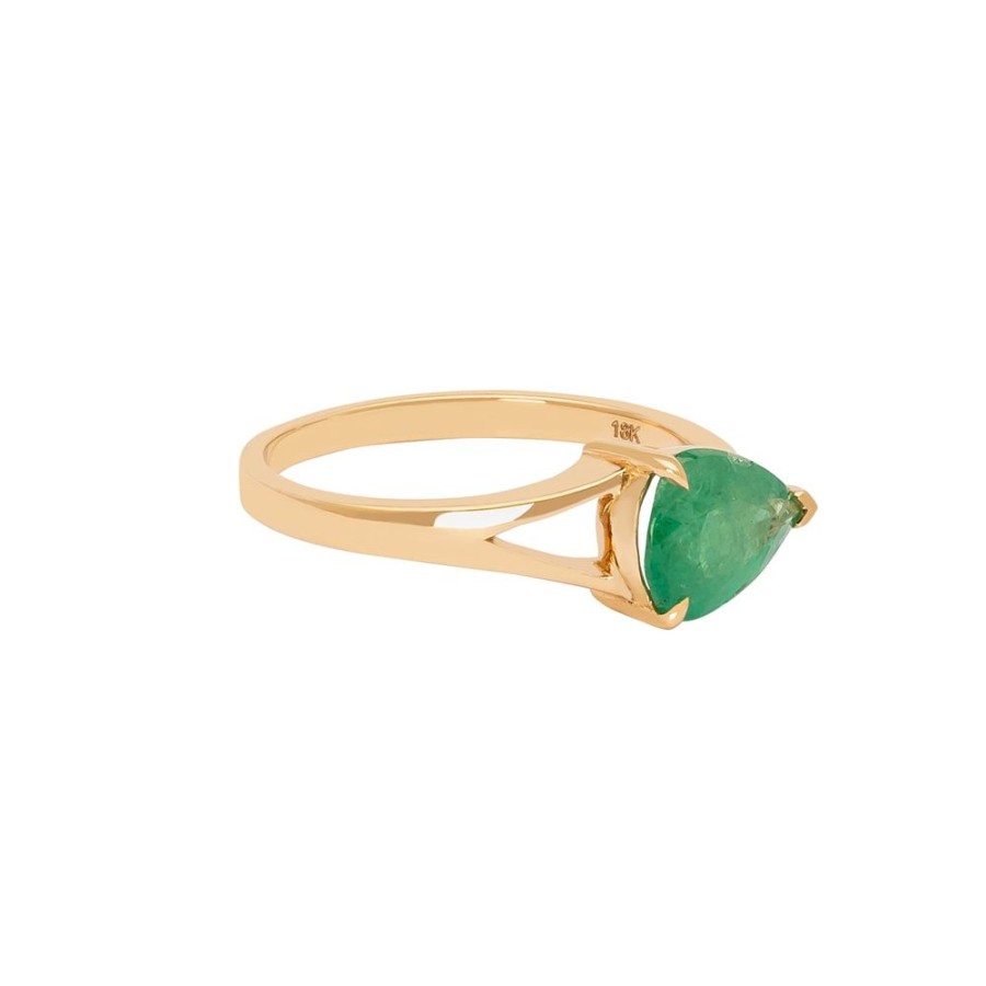 Jewelry YI Collection | Supreme Dewdrop Ring - Emerald