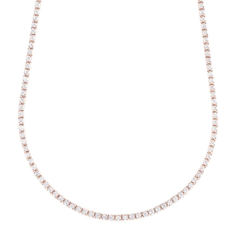 Jewelry Carbon & Hyde | Tennis Necklace - Rose Gold