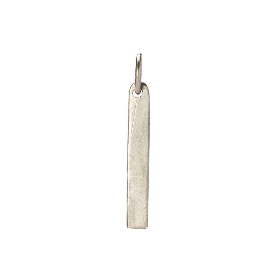 Jewelry James Colarusso | Large Bar Pendant - Silver