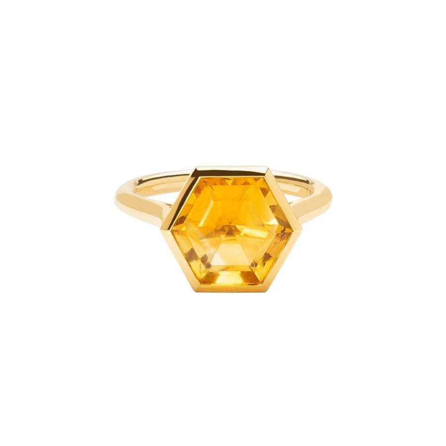 Jewelry Gerald & I | Hexagonal Citrine Ring