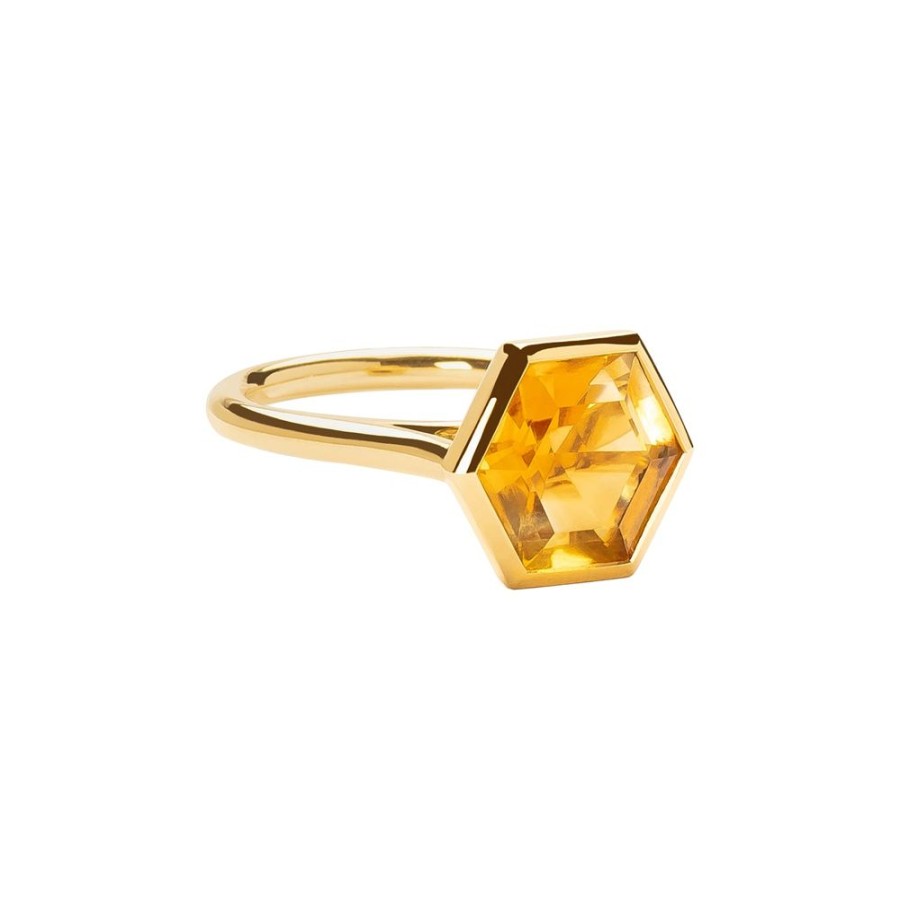 Jewelry Gerald & I | Hexagonal Citrine Ring