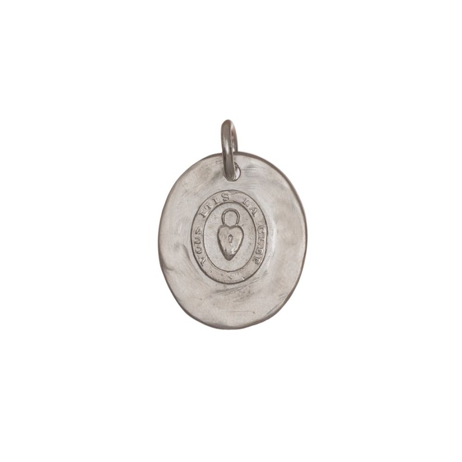 Jewelry James Colarusso | Vous Etes La Cle Pendant - Silver