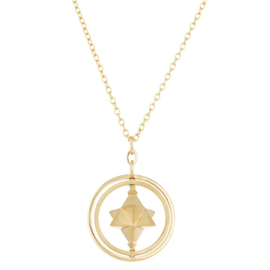 Jewelry Celine Daoust | Moving Star Merkabah Necklace