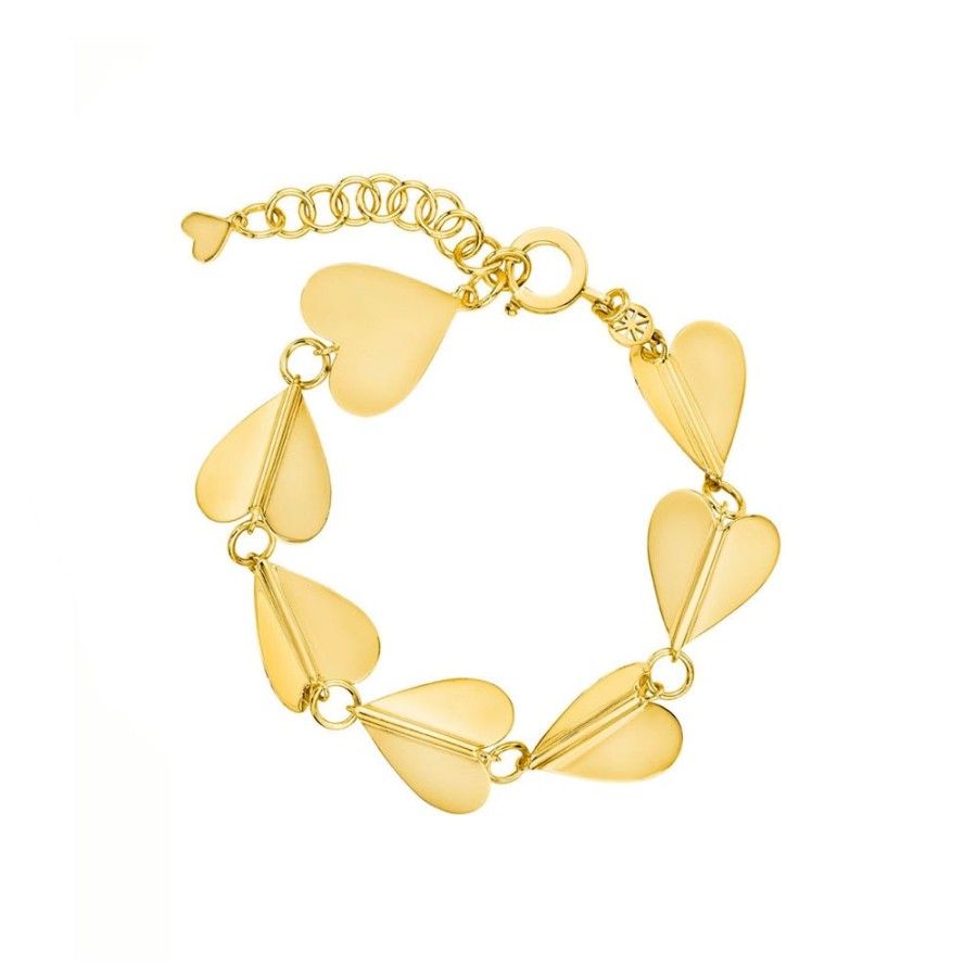 Jewelry Cadar | Wings Of Love Bracelet - Gold (L)