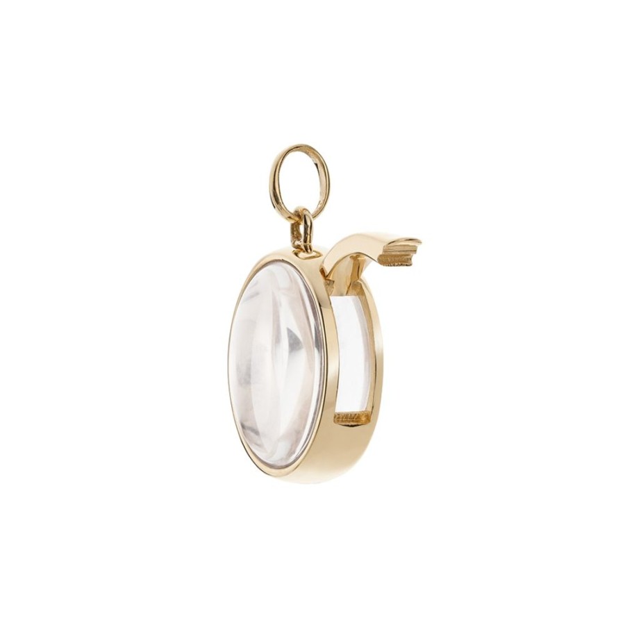 Jewelry Loquet | Medium Round Locket - Yellow Gold