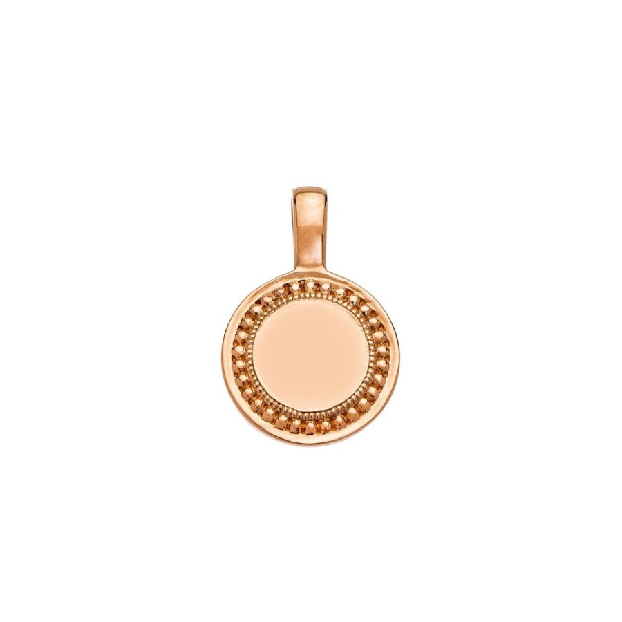 Jewelry Sethi Couture | P.S. Small Round Charm - Rose Gold