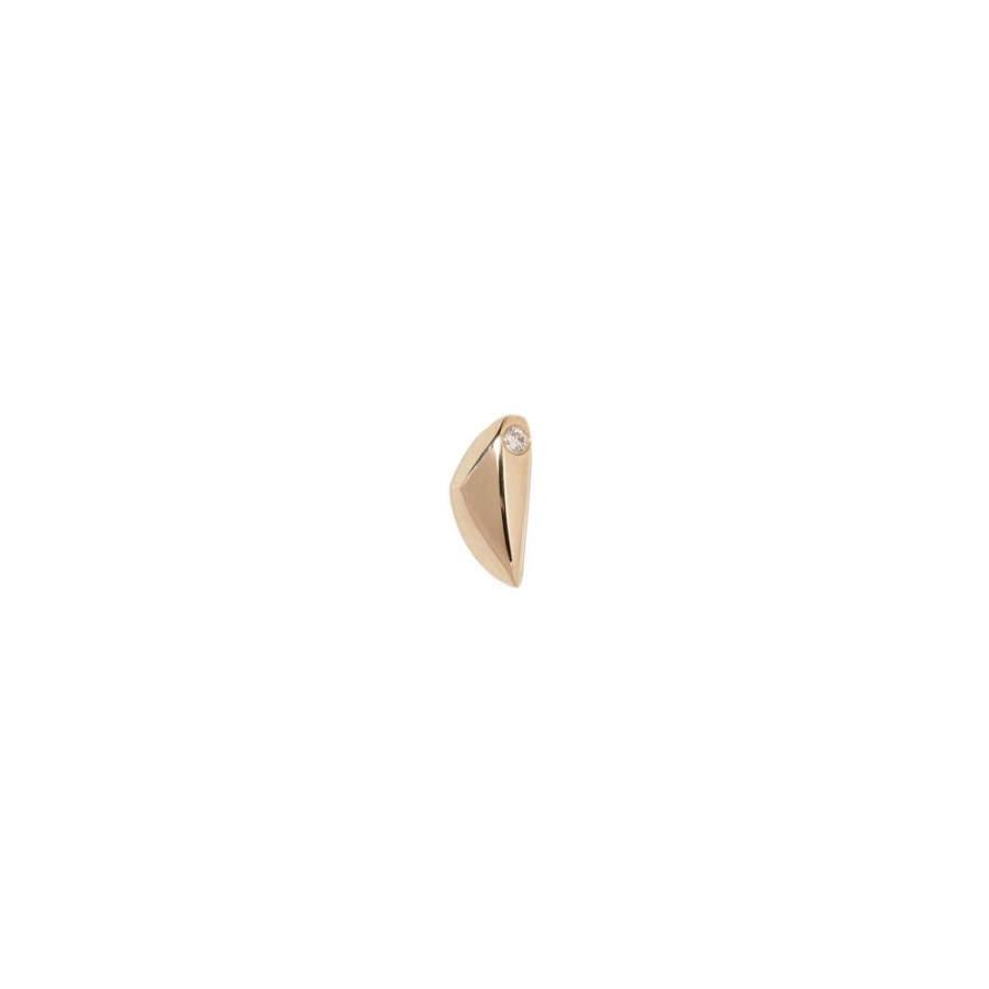 Jewelry WWAKE | Large Fragment Earring - Diamond