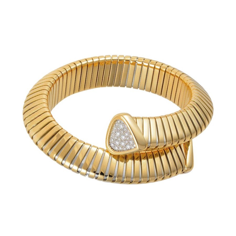 Jewelry Marina B | Trisola Medium Cuff - Diamond