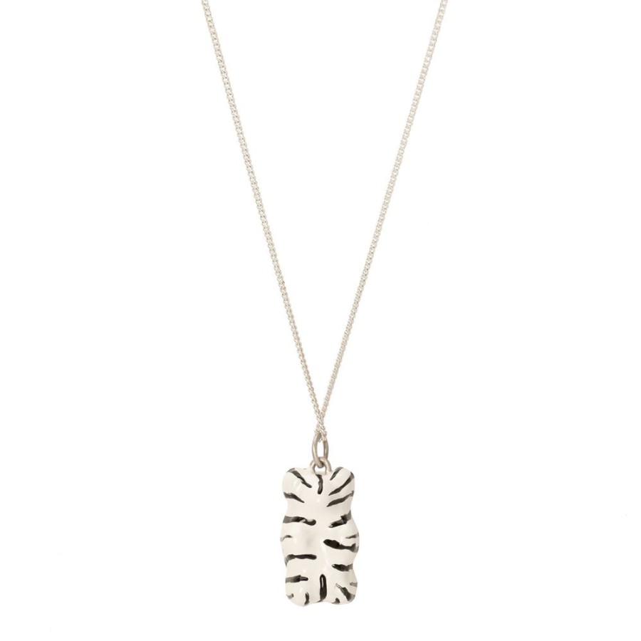 Jewelry Maggoosh | Gummy Pendant Necklace - Zebra