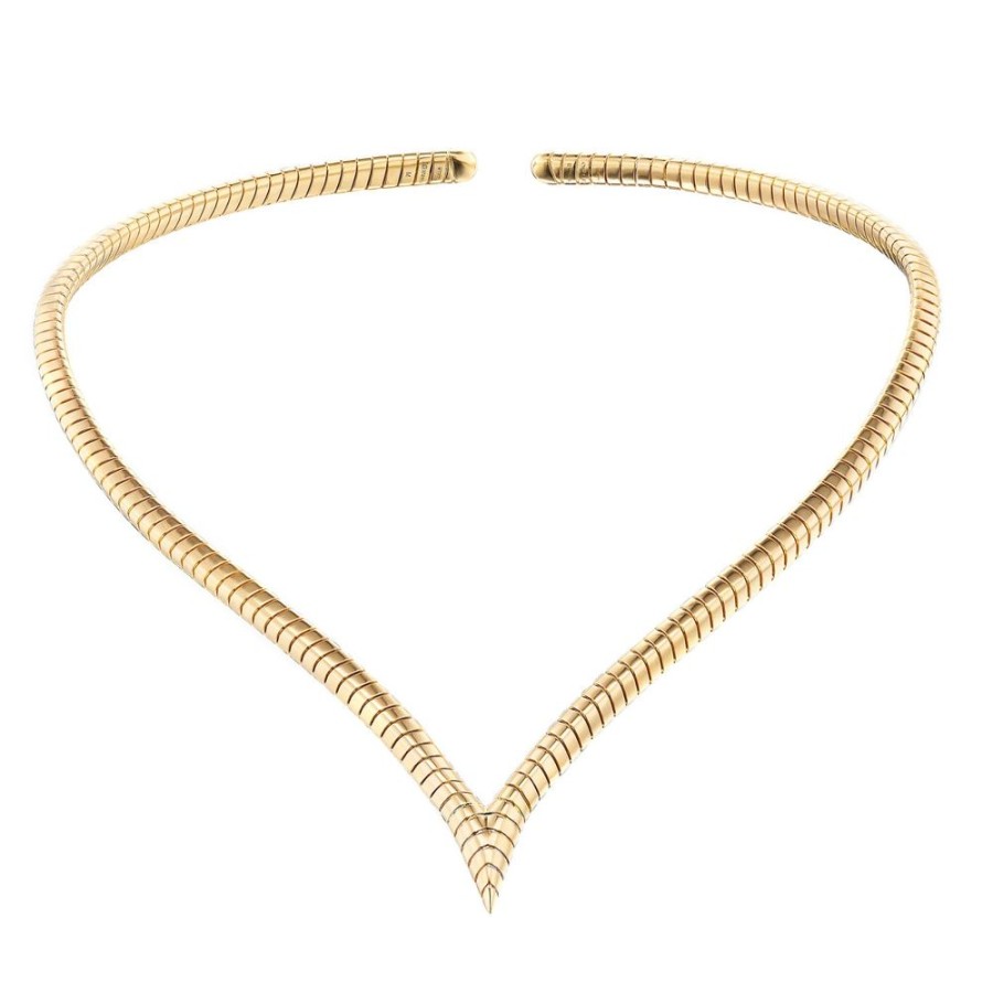 Jewelry Marina B | Trisolina V Shape Necklace