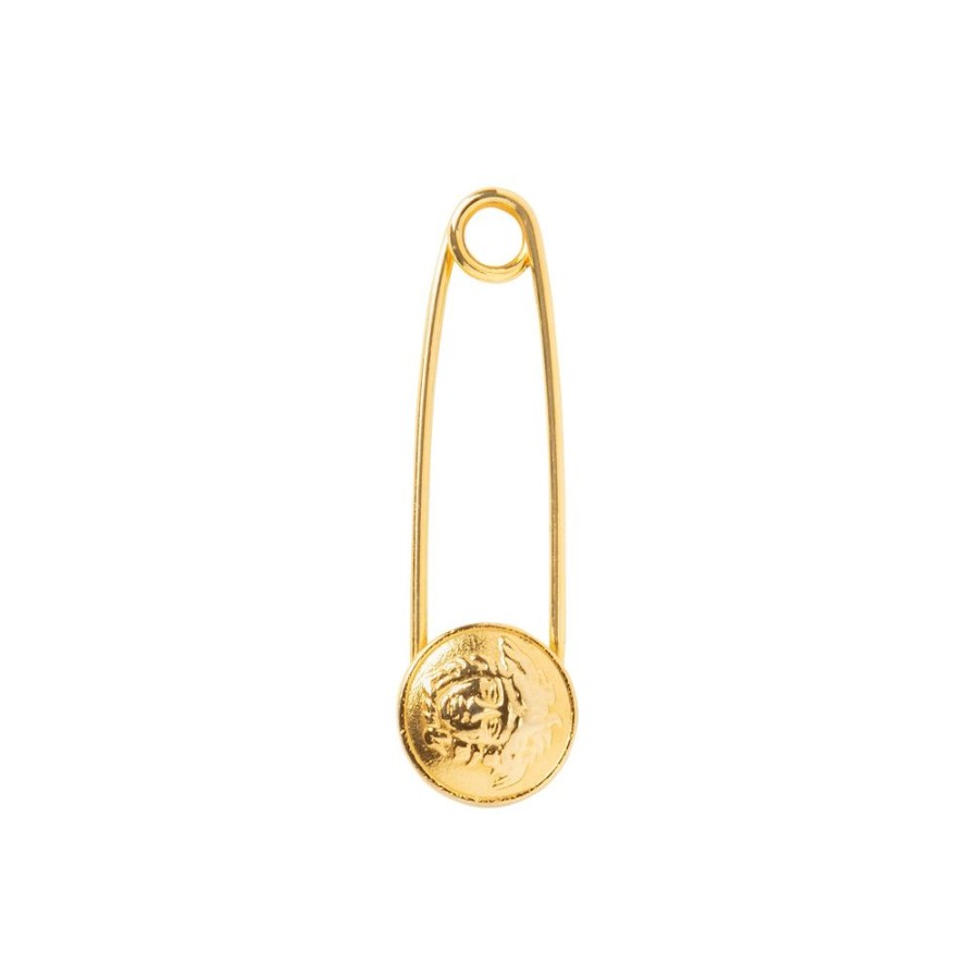 Jewelry Antique & Vintage Jewelry | Versace Medusa Safety Pin Pendant