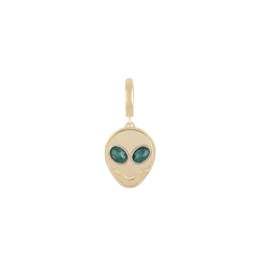 Jewelry DARKAI | Alien Earring - Earth & Yellow Gold