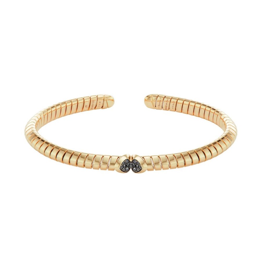 Jewelry Marina B | Black Diamond Trisolina Bangle - Small