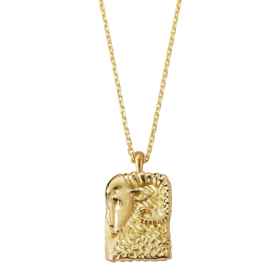 Jewelry David Webb | Zodiac Aries Pendant Necklace