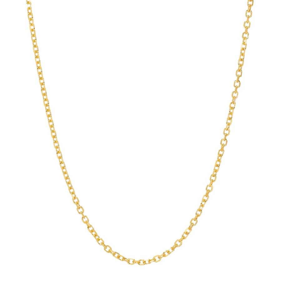 Jewelry BE Jewelry | 16" Diamond Cut Cable Chain - 2.3Mm