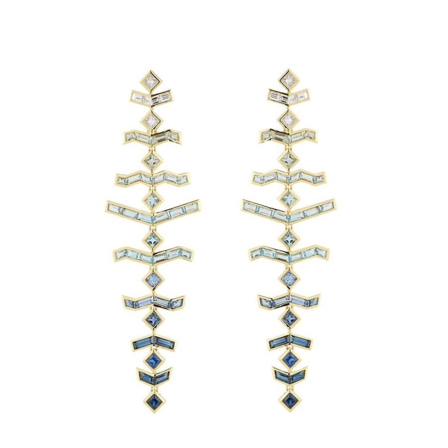 Jewelry Ark | Water Vibrations Long Earrings