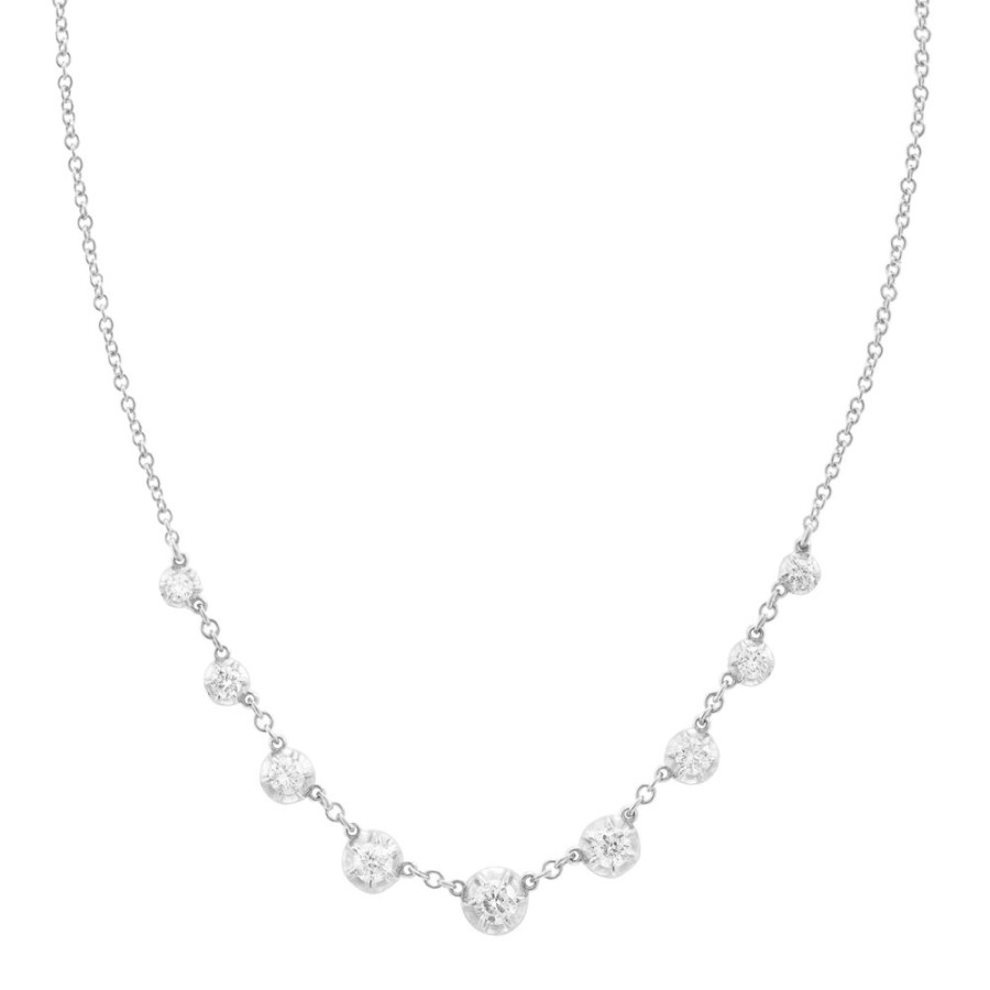 Jewelry Carbon & Hyde | Rosette Starstruck Necklace - White Gold