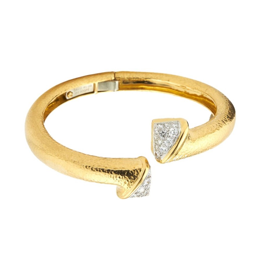 Jewelry David Webb | Crossover Bangle