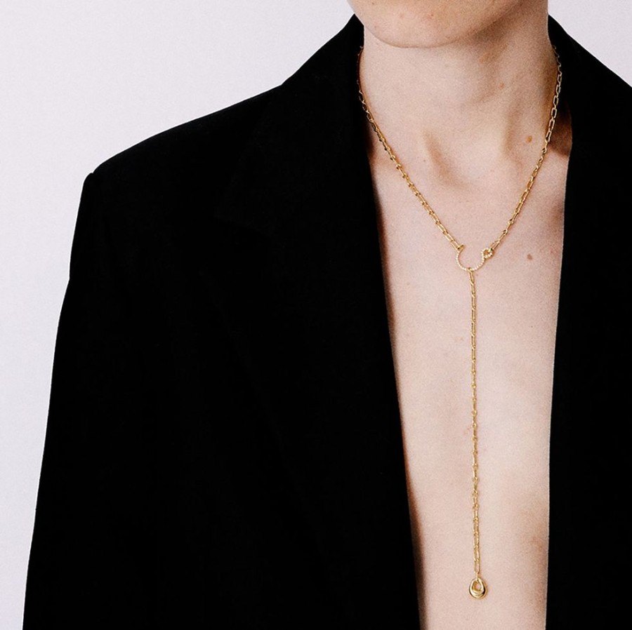 Jewelry Kloto | Stellar Diamond Lariat Necklace