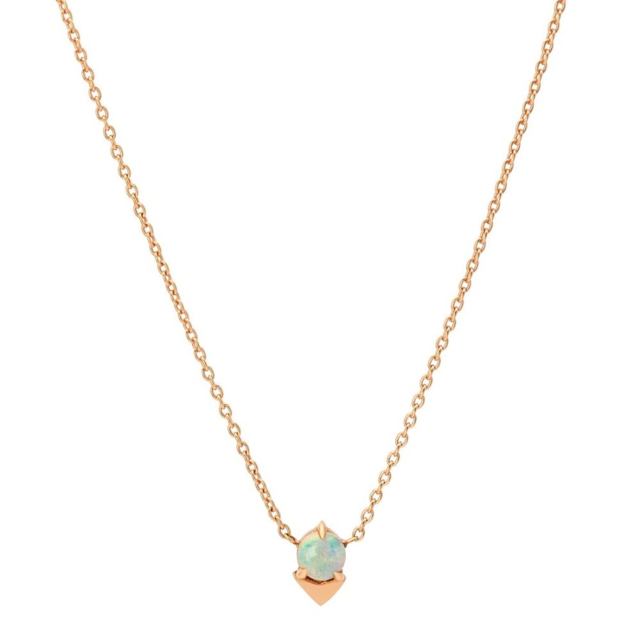 Jewelry Lizzie Mandler | Opal Spike Necklace