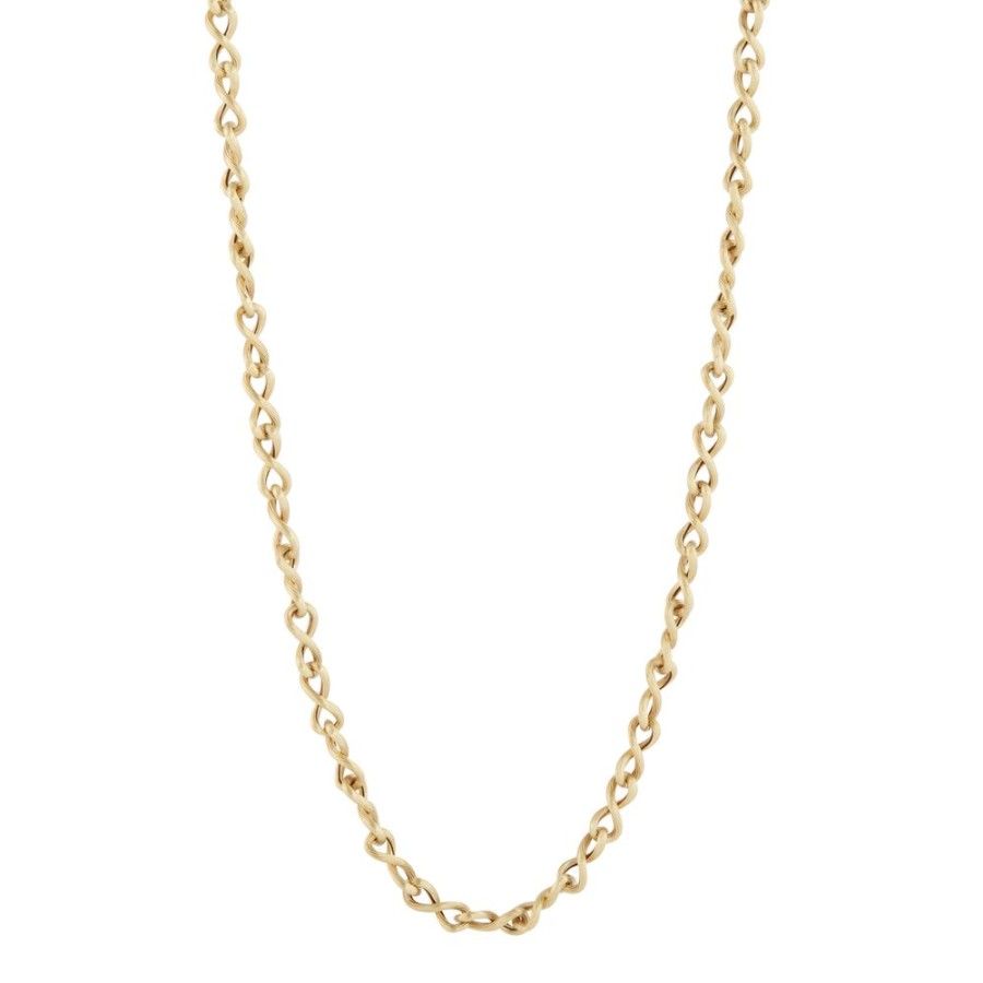 Jewelry Antique & Vintage Jewelry | Twisted Oval Link Chain Necklace