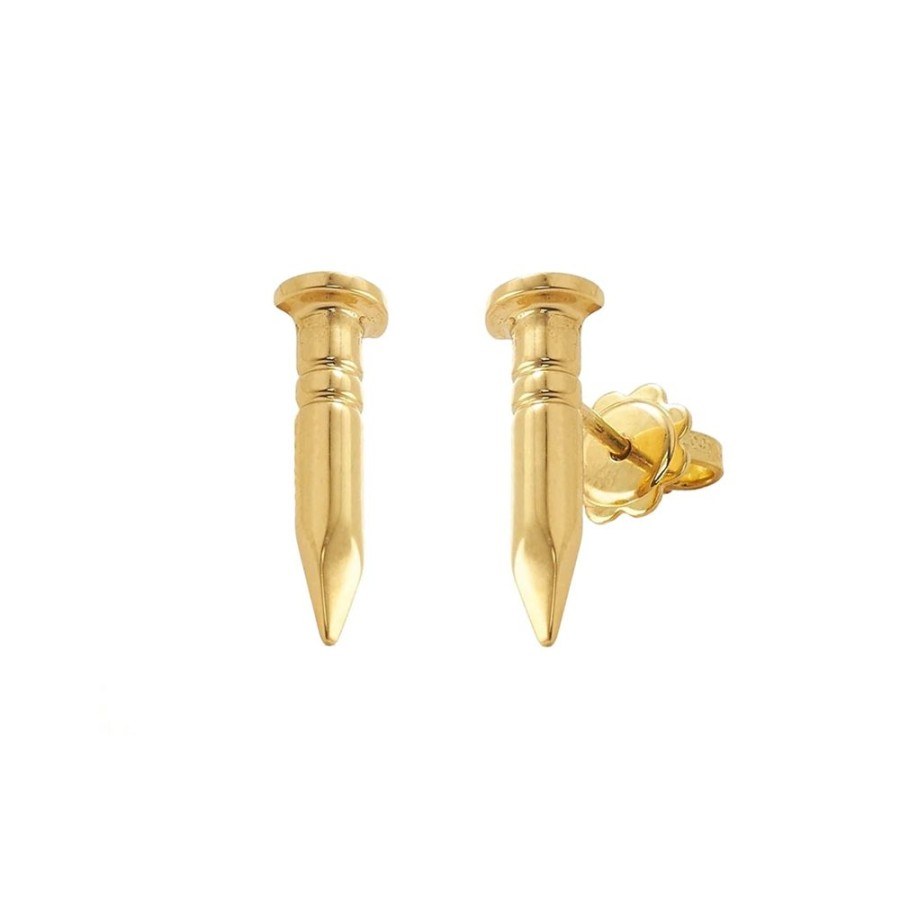 Jewelry David Webb | Polished Nail Stud Earrings