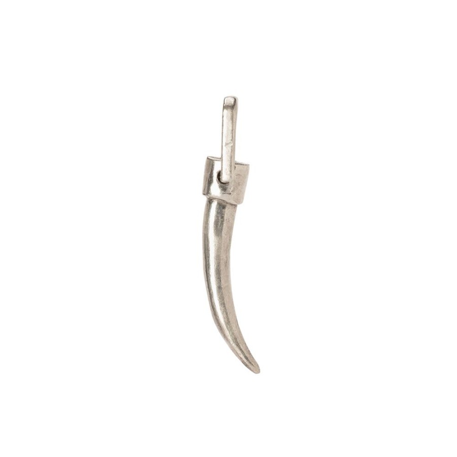 Jewelry James Colarusso | Large Horn Pendant - Silver