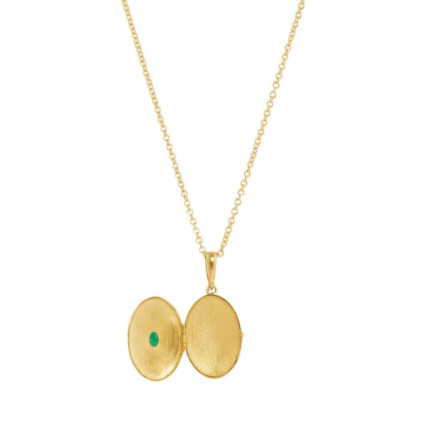 Jewelry Arman Sarkisyan | La Fleur Oval Locket Necklace