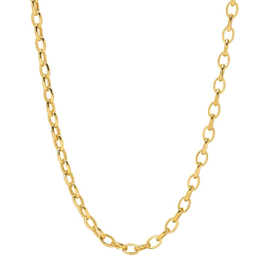 Jewelry BE Jewelry | 18" Oval Rolo Chain - 4.6Mm