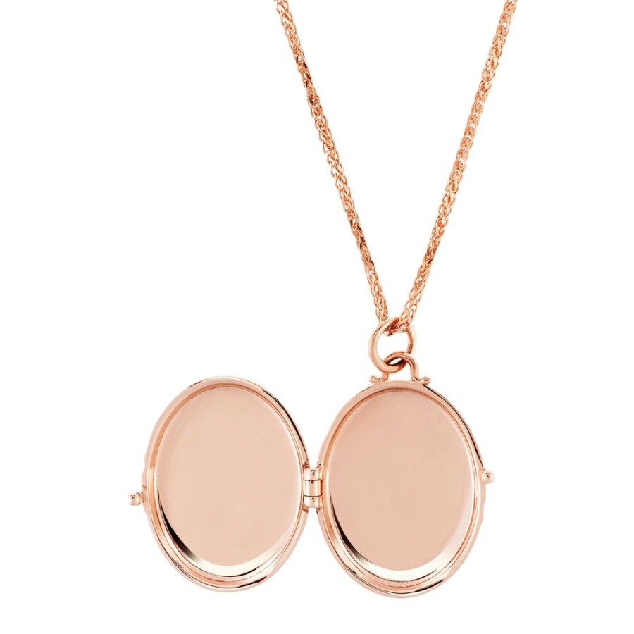 Jewelry Carbon & Hyde | Etoile Locket Necklace - Rose Gold