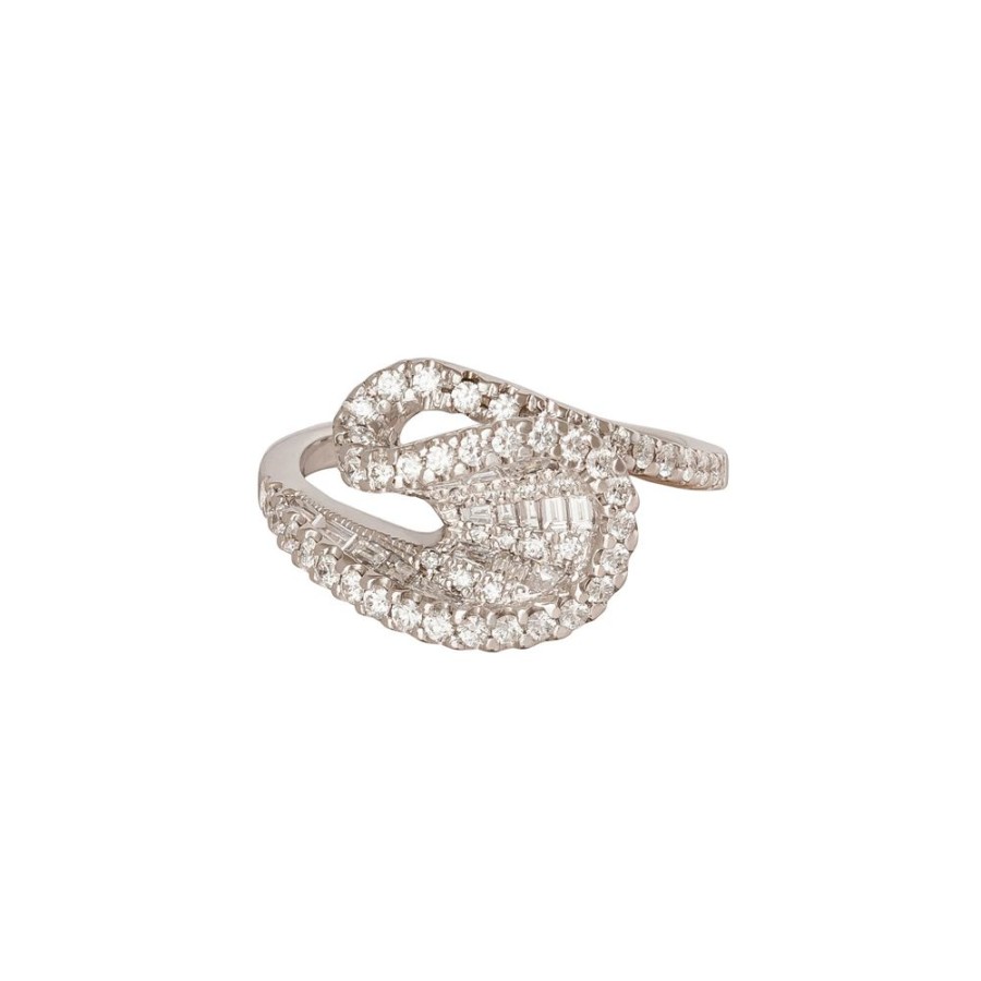 Jewelry Kavant & Sharart | Mini Talay Wave Diamond Ring