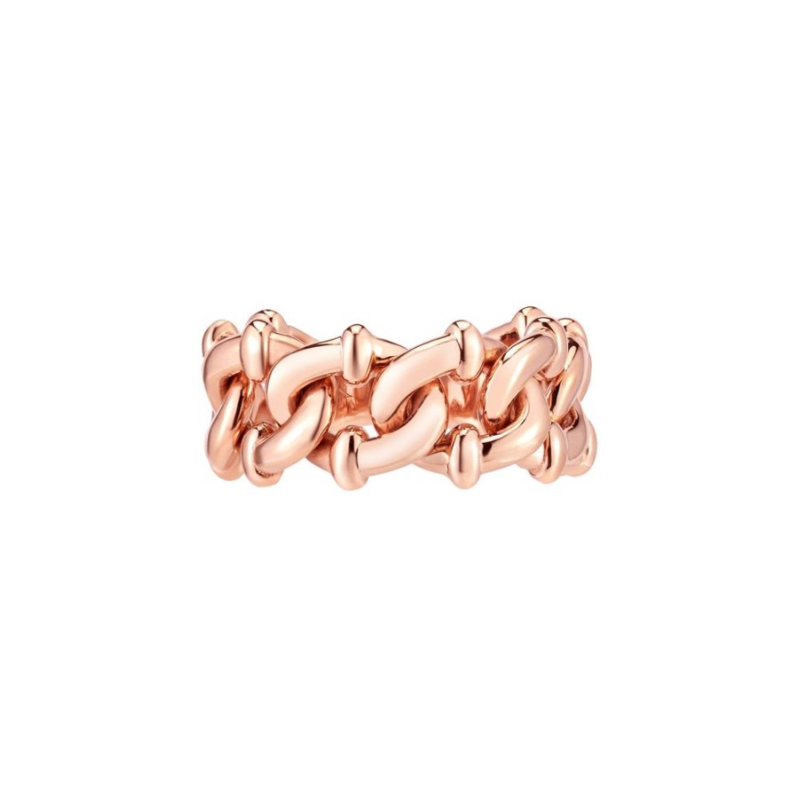 Jewelry Carbon & Hyde | Big Link Ring - Rose Gold