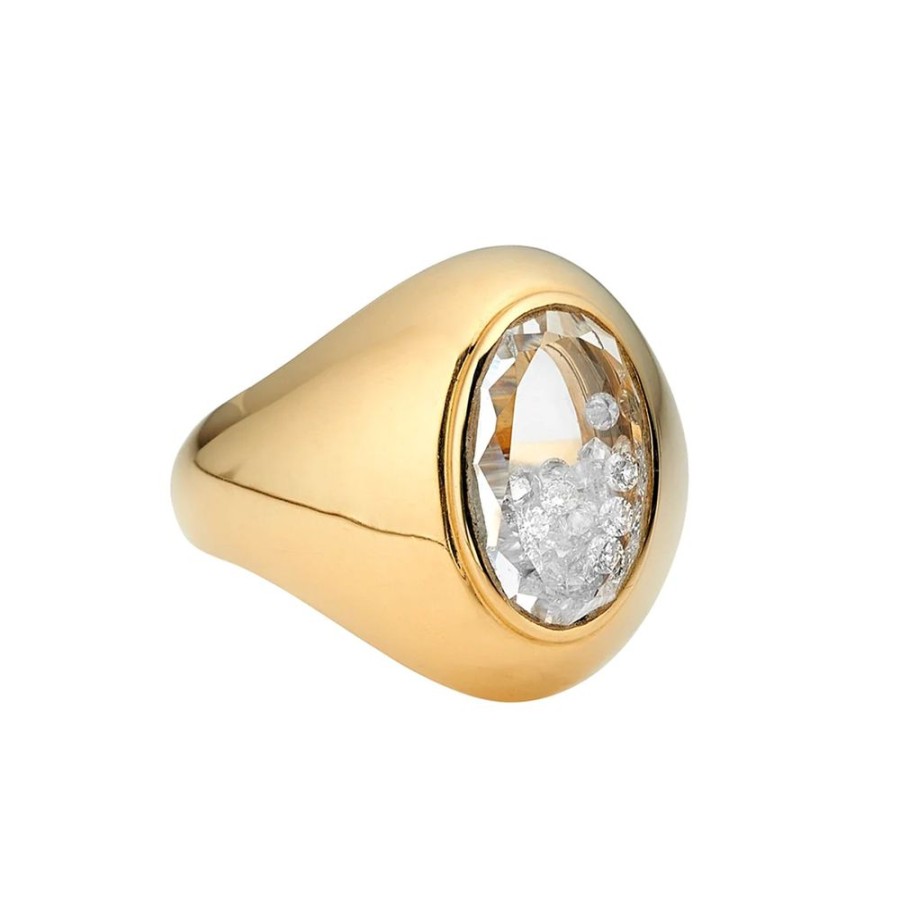 Jewelry Moritz Glik | Dedinho Signet Ring - Diamond